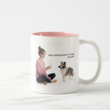 Blå Merle Sheltie Vin Humor Present