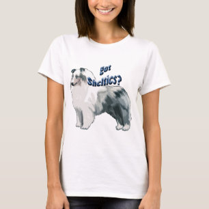 Blå Merle shetland Sheepdog T Shirt