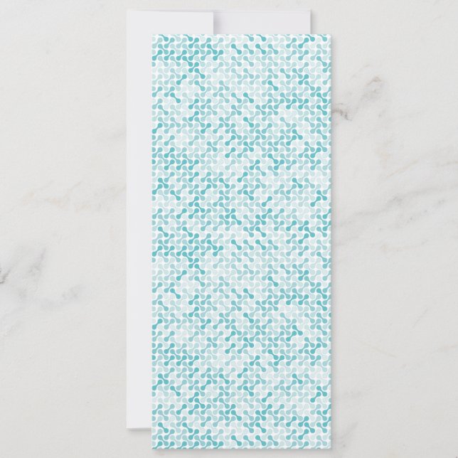 Blå metaball mönster (Framsida)