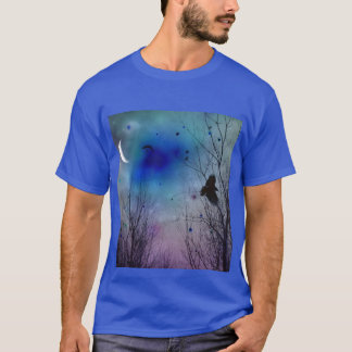 Blå midnattskråka t shirt