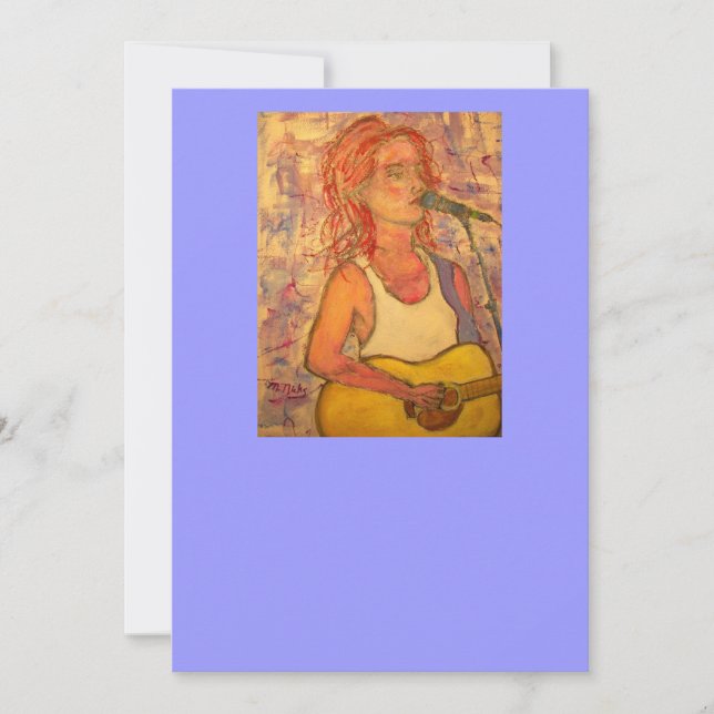 blå mikrofonsongstress (Framsida)