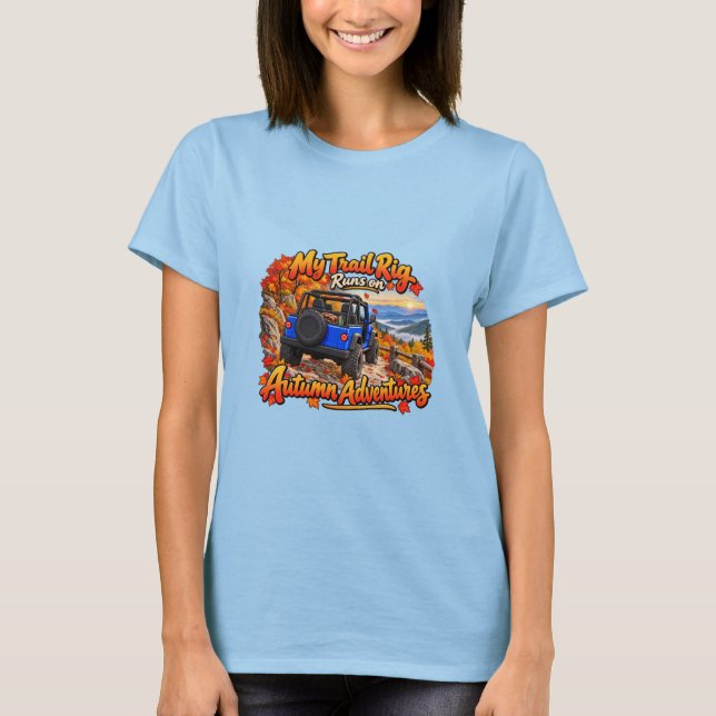 Blå_Mina Trail Rig Körningar T Shirt (Framsida)