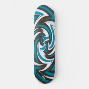 Blå Mini Skateboard Bräda 18,5 Cm