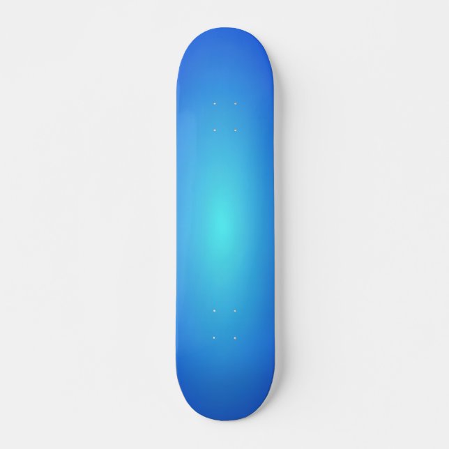 Blå Mini Skateboard Bräda 18,5 Cm (Framsida)