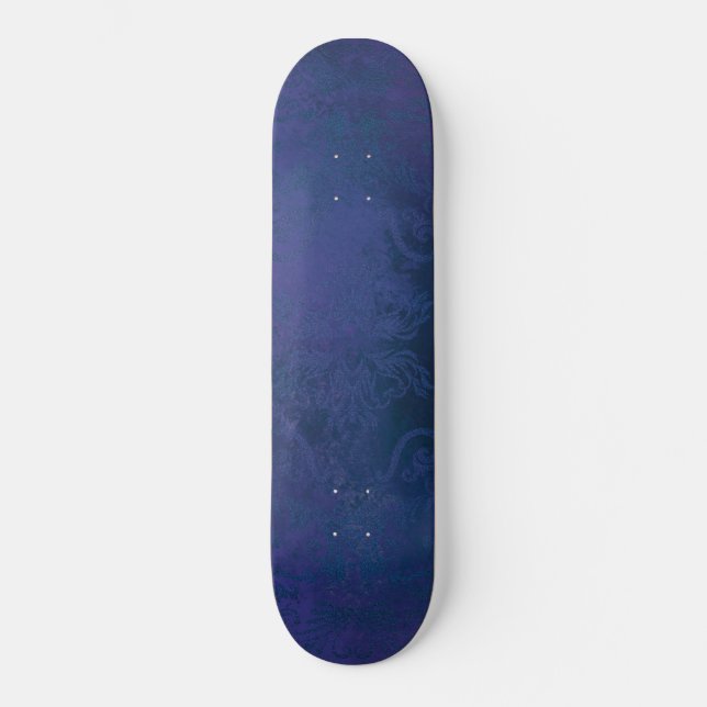 blå mini skateboard bräda 18,5 cm (Framsida)