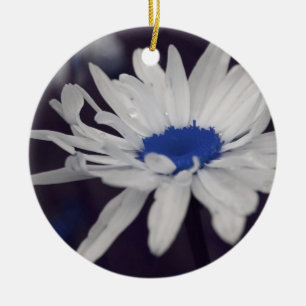 Blå mittpunkt - Daisy - blommande ornament