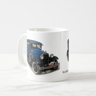 Blå modell A mugg