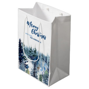Blå Modern God jul träd-regnskog