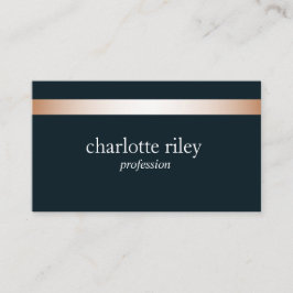 Blå | Modern Snyggt i Ro Guld Visitkort