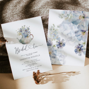 Blå möhippa av Hydrangeas möhippa Inbjudningar