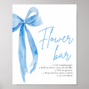 Blå Möhippan Blå bas - Underskrift Pub Poster