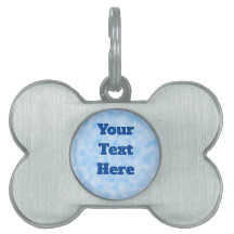 Blå Moln Benformad Husdjursmärket