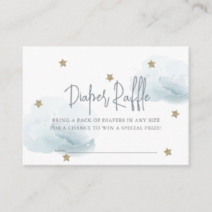 Blå moln och nybörjare - blare Raffle Biljett Tilläggskort
