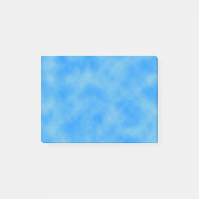 Blå moln post-it block (Framsida)