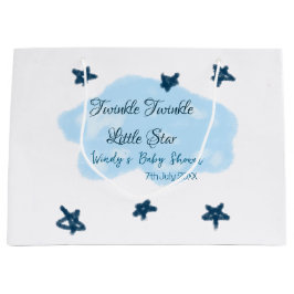 Blå moln, twinkle, lilla stjärnornas baby-sko