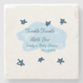 Blå moln, twinkle, lilla stjärnornas baby-sko stenunderlägg