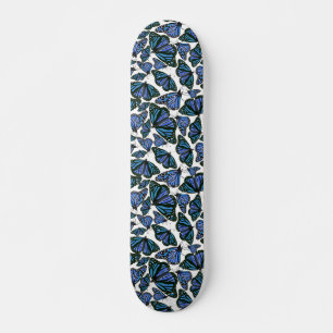 Blå monarch Butterflies Skateboard