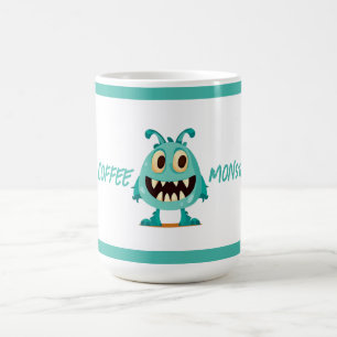 Blå/monster/killing/halloween Kaffemugg