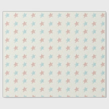 Blå Mönster, röd stjärna