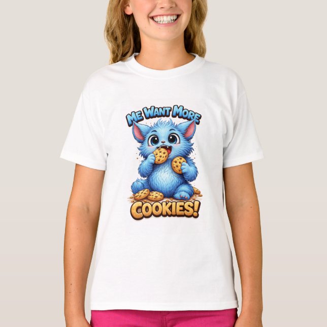 Blå Monster T Shirt (Framsida)