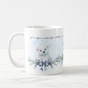 Blå morfar gör Life Sweeter Gravid Reveal Kaffemugg