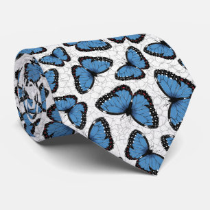 Blå morfo butterflies slips