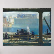 Blå morgon - George Bellows Fine Art Poster