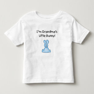 Blå mormors lilla Bunny T-shirts och gåvor