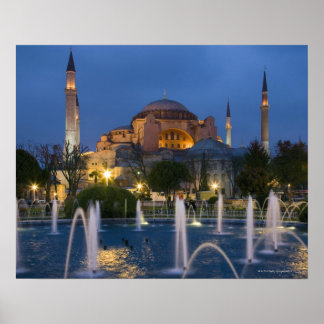 Blå moské, Istanbul, Turkiet Poster