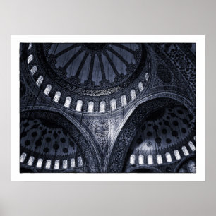 Blå moské, Istanbul/Turkiet Poster