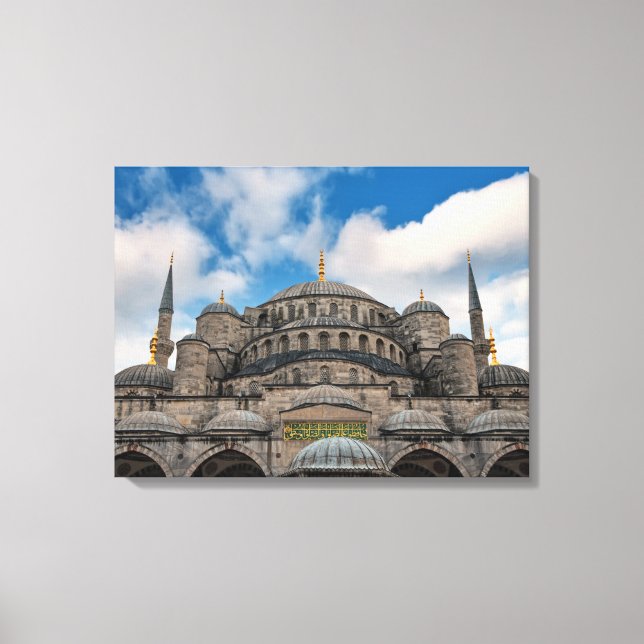 Blå moskén Istanbul Canvastryck (Framsida)