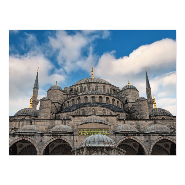 Blå moskén Istanbul Fototryck (Framsidan)