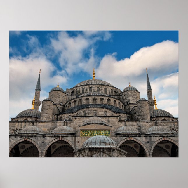 Blå moskén Istanbul Poster (Framsidan)