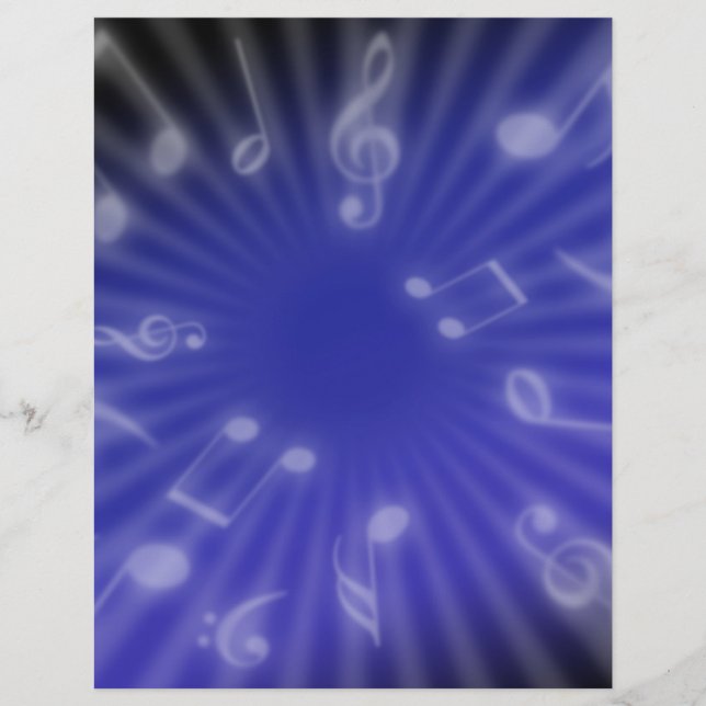 Blå musik (Framsida)