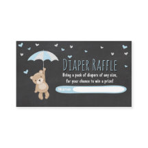 Blå Nalle för babyskrapa, hårklammerskort