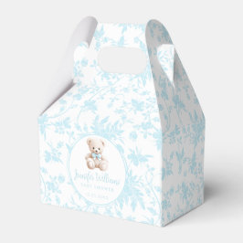 Blå nalle pojke-doseringskandlåda presentaskar