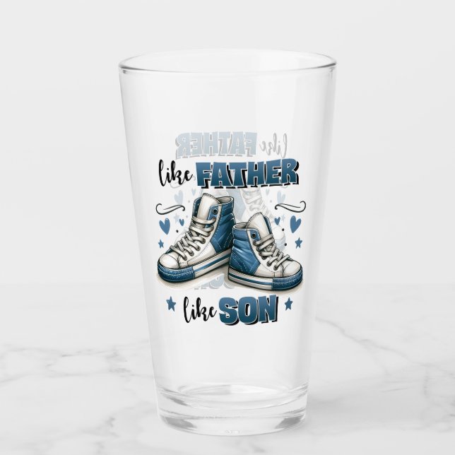 Blå neakers som Far, som Son Glaskopp (Framsida)