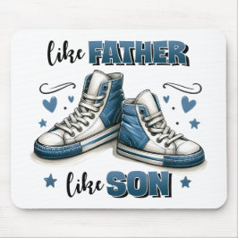 Blå neakers som Far, som Son Musmatta