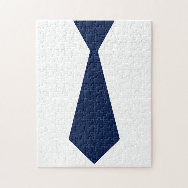 Blå necktie Fars dag Frustrating Puzzle Pussel (Vertikal)