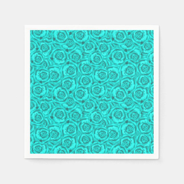 blå neon pappersservett (Framsidan)