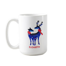 Blå nordiska julrenspar