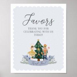 Blå nötköttskårare, julklumpar, babyduschfavoritsk poster