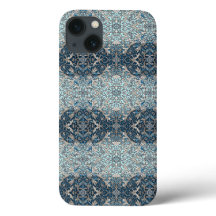 Blå nouveau Mouse Pad