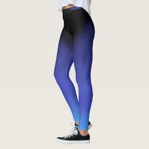 blå nyans leggings