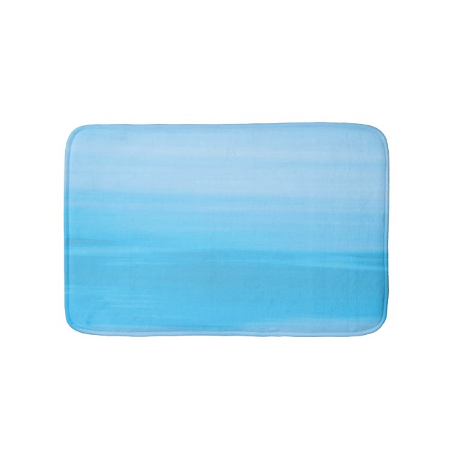 Blå oceanen rand badrumsmatta (Framsidan)