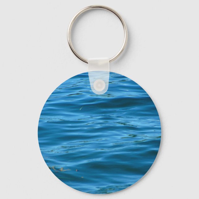 Blå oceanen Vatten Nyckelring (Framsida)