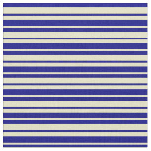 Blå och Blek Goldenrod Färgad stripe Mönster Tyg