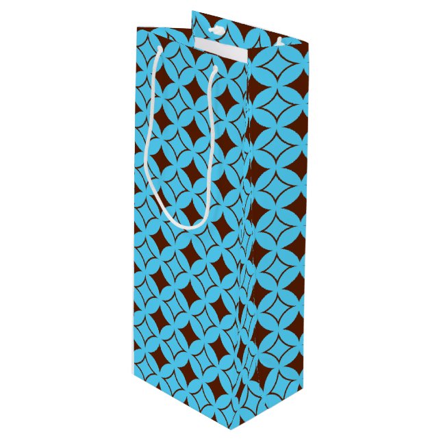 Blå och brun shippo (Framsidan Vinklad)