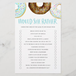 Blå och choklad skulle ge Mamma i stället för spel