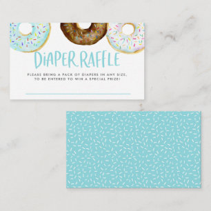 Blå och choklad Vattenfärgad Blå och Choklad Blomm Tilläggskort